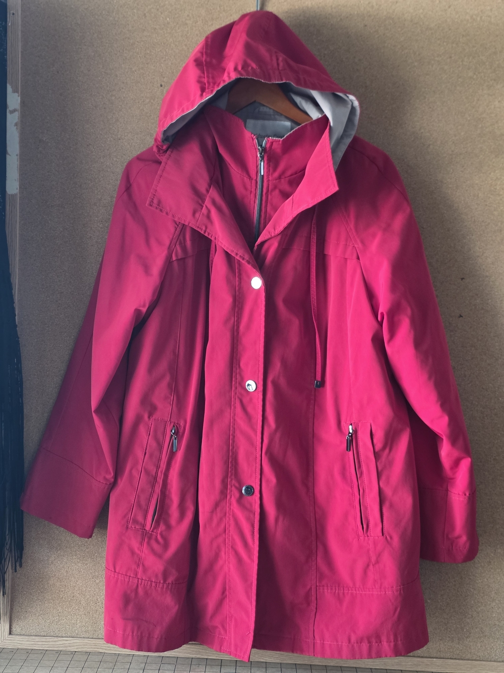 Coldwater Creek Red 3in1 All Season Jacket XL Anorak Utility Gorpcore Grannycore